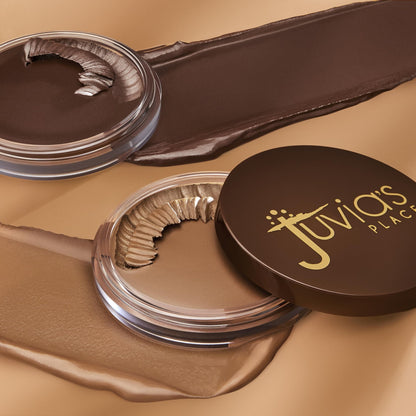Juvia's Place Bronzed Cream Bronzer - Cocoa - Smooth Cream Bronzer Pot for Sun-Kissed Glow & Warmth, Buildable & Blendable Makeup Contour with Long-Lasting Matte Shimmer Finish, Highly Pigmented - dailyvitalstore