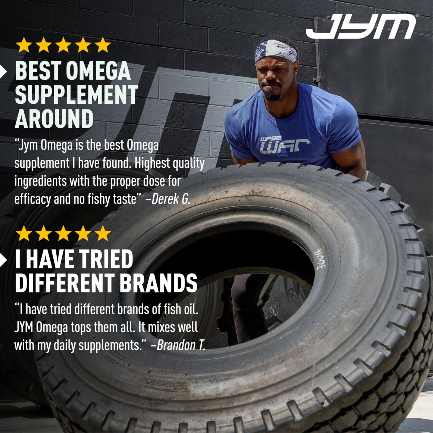 JYM Supplement Science Omega JYM Fish Oil 2800mg, High Potency Omega 3, EPA, DHA, DPA for Brain, Heart, & Joint Support 120 Soft Gels - dailyvitalstore