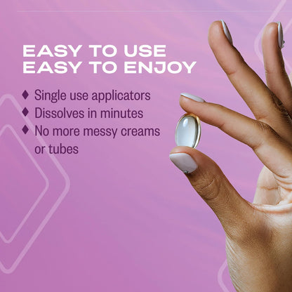 K-Y Liquibeads Vaginal Moisturizer for Women, Silicone Lube Vaginal Suppository, Vaginal Lubricant Helps Reduce Pain Due to Vaginal Dryness, 6 Vaginal Suppositories & 6 Vaginal Applicators - dailyvitalstore