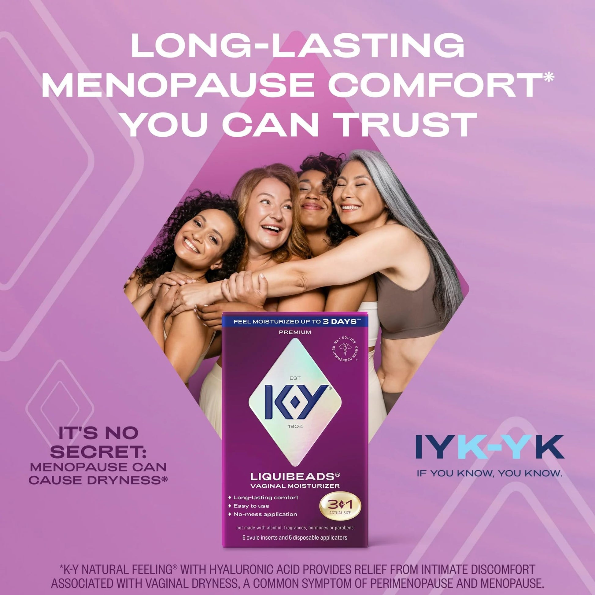 K-Y Liquibeads Vaginal Moisturizer for Women, Silicone Lube Vaginal Suppository, Vaginal Lubricant Helps Reduce Pain Due to Vaginal Dryness, 6 Vaginal Suppositories & 6 Vaginal Applicators - dailyvitalstore