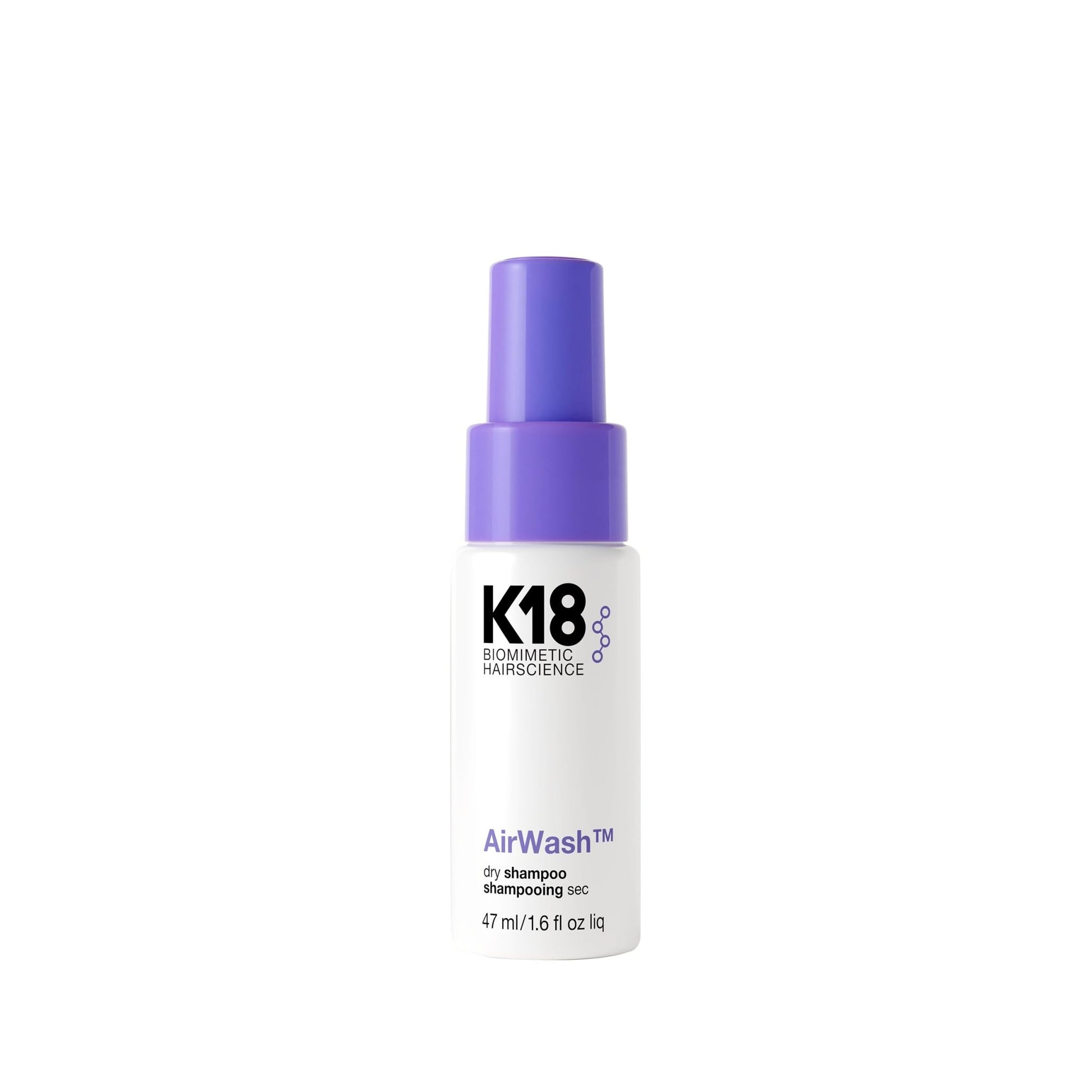 K18 AirWash™ Dry Shampoo, Non-Aerosol, Balances Scalp & Controls Excess Oil Production, 1.6 Fl Oz - dailyvitalstore