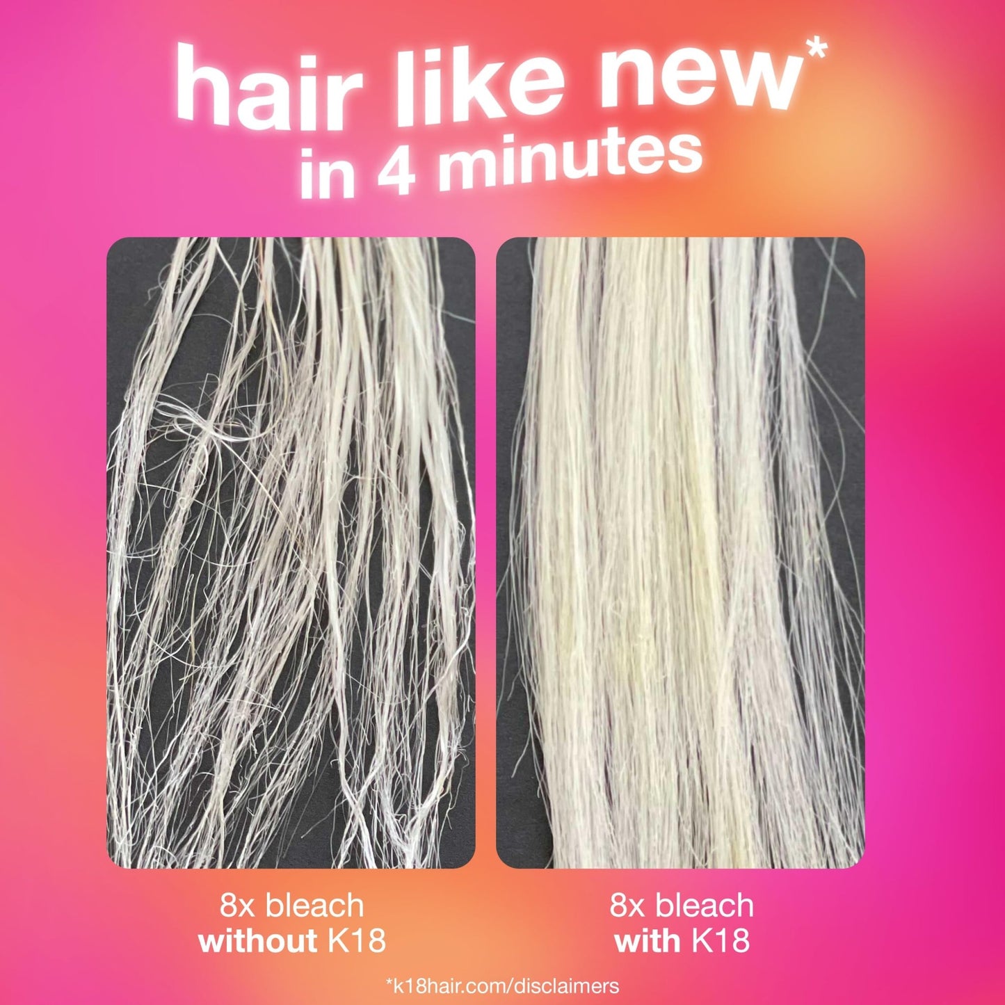 K18 Leave-In Molecular Repair Hair Mask - Peptide Hair Treatment Mask for Bleach, Color, Chemical + Heat Damaged Strands - Immediate - dailyvitalstore
