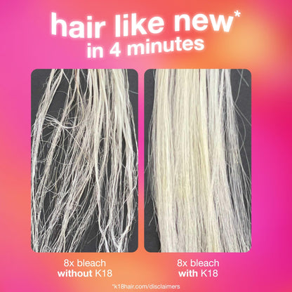 K18 Leave-In Molecular Repair Hair Mask - Peptide Hair Treatment Mask for Bleach, Color, Chemical + Heat Damaged Strands - Immediate - dailyvitalstore