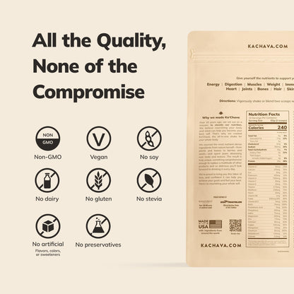 Ka’Chava All-In-One Nutrition Shake Blend, 5 Flavor Sample Pack, 5 Servings, 85+ Superfoods & Nutrients, Meal Replacement, Greens Plant-Based Superfood Powder Protein Drink, Digestive Enzymes & Probiotics, Vegan Dairy Gluten Free - dailyvitalstore