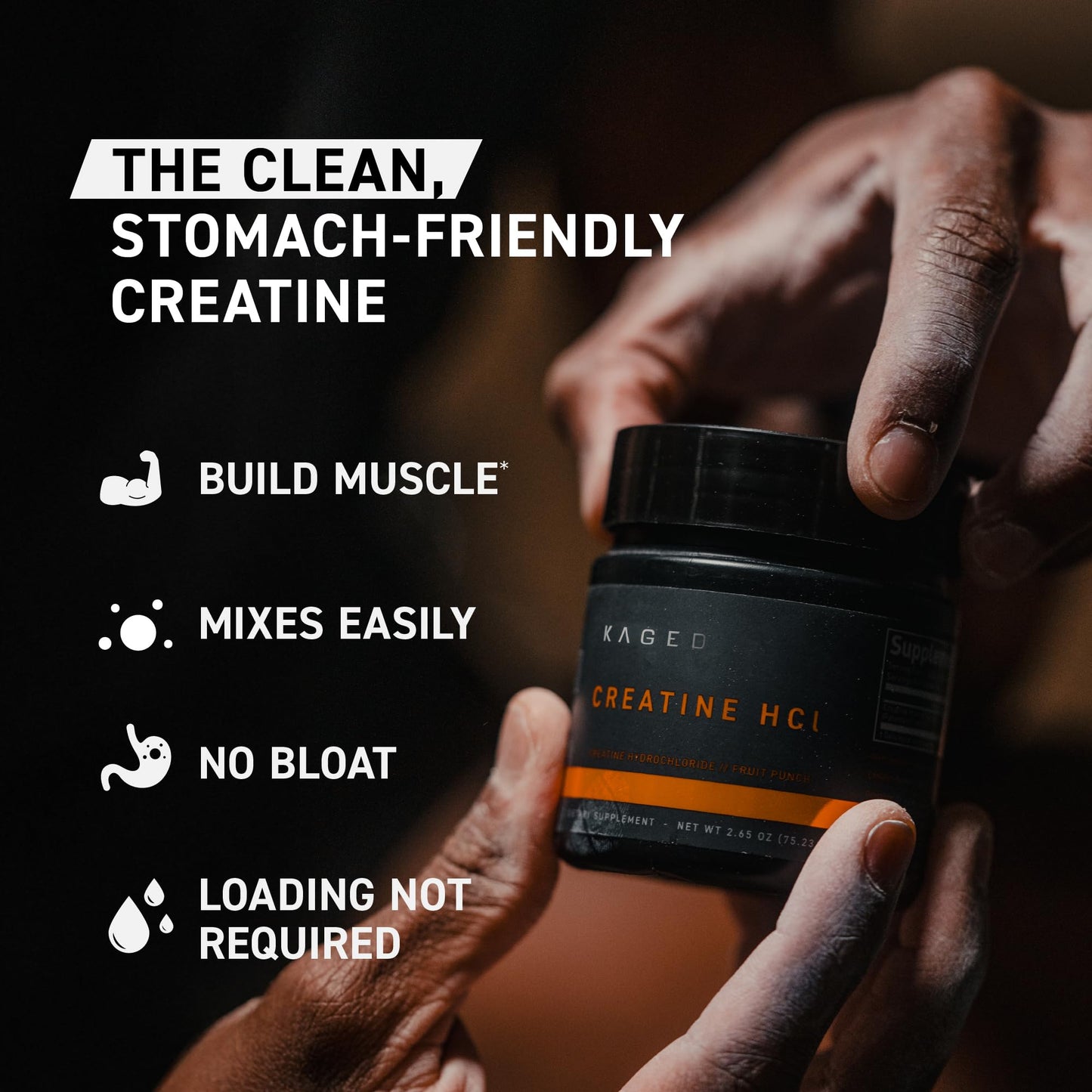 Kaged Creatine HCl Capsules | 7X Concentrated vs Mono | Muscle Building & Recovery | High Absorption | No Bloating | Creatine for Men & Women - dailyvitalstore
