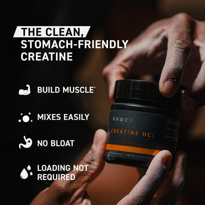 Kaged Creatine HCl Powder | 7X Concentrated vs Mono | Muscle Building & Recovery | High Absorption | No Bloating | Creatine for Men & Women - dailyvitalstore