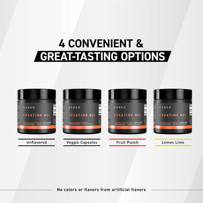 Kaged Creatine HCl Powder | 7X Concentrated vs Mono | Muscle Building & Recovery | High Absorption | No Bloating | Creatine for Men & Women - dailyvitalstore