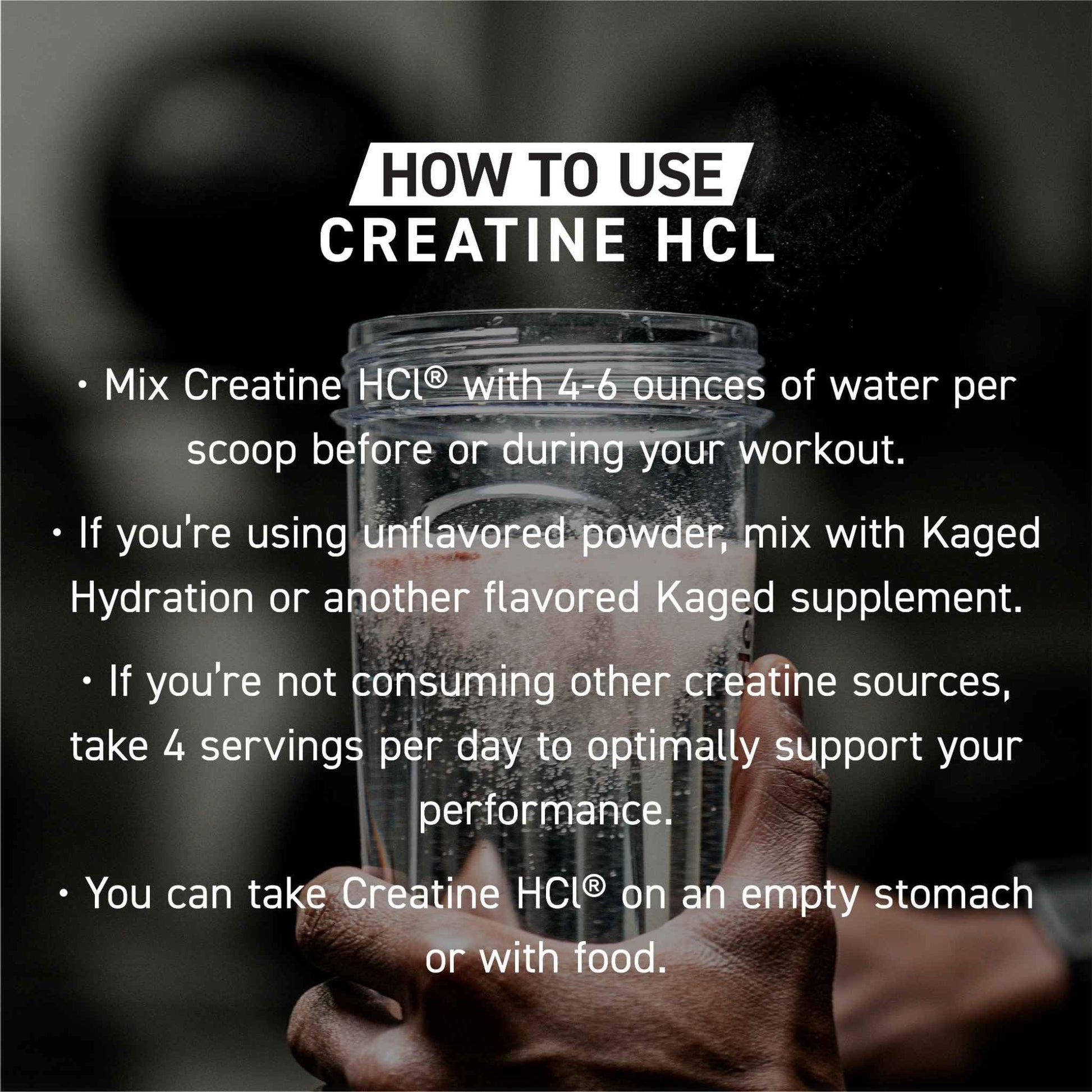 Kaged Creatine HCl Powder | 7X Concentrated vs Mono | Muscle Building & Recovery | High Absorption | No Bloating | Creatine for Men & Women - dailyvitalstore