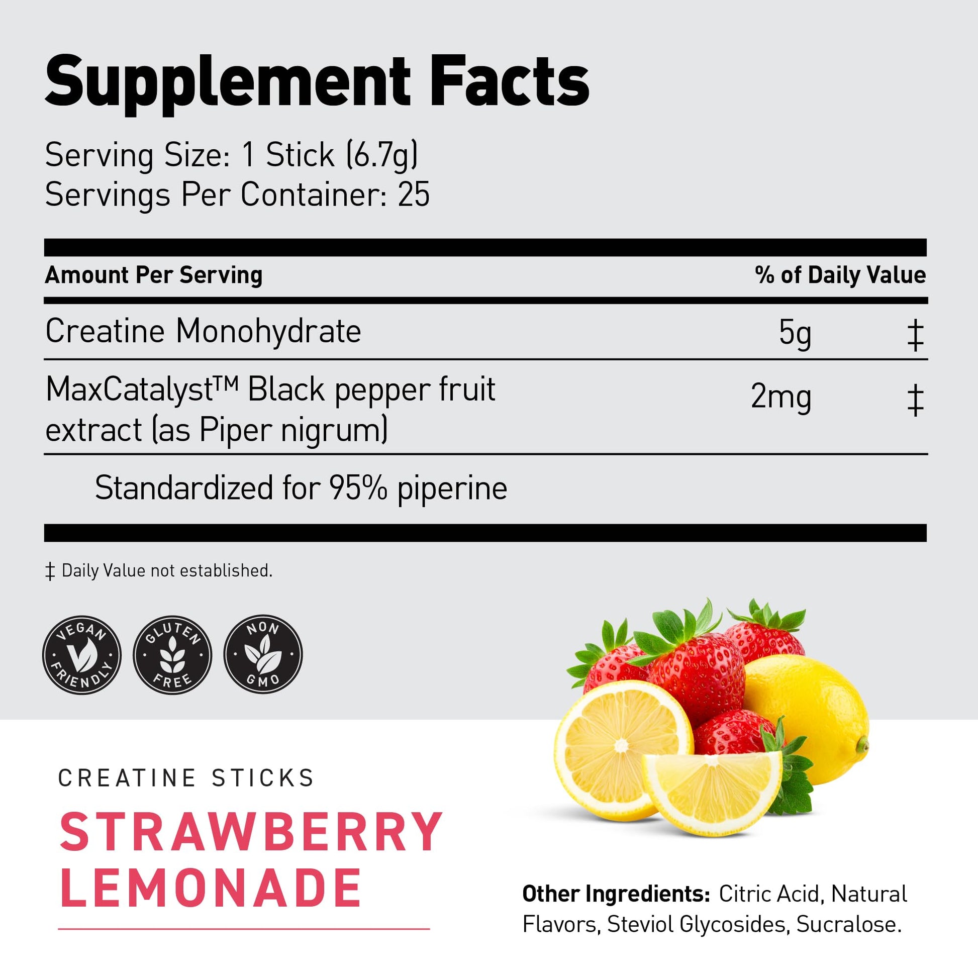 Kaged Creatine Monohydrate + Max Absorption Technology | Micronized Powder Stick Packs | Strawberry Lemonade | Muscle Building & Recovery | Brain Health - dailyvitalstore