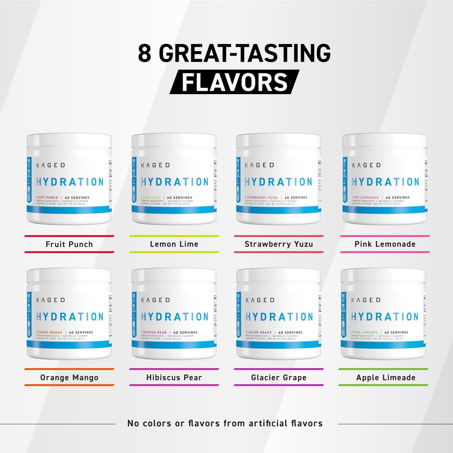 Kaged Electrolyte Hydration Powder Hydracharge Apple Limeade Sports Drink for Men and Women Pre, Post, Intra Workout Supplement 60 Servings - dailyvitalstore