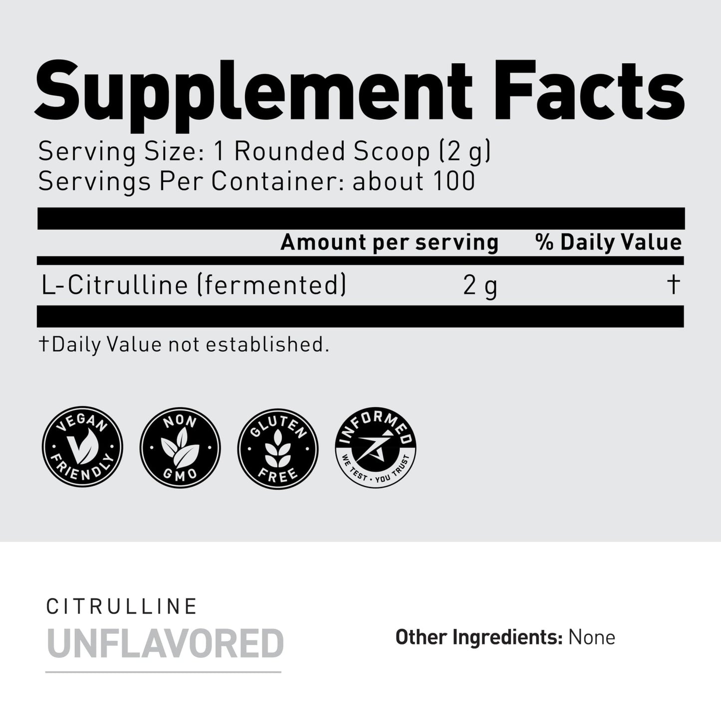 Kaged L-Citrulline Powder | Unflavored | Enhanced Pumps | Improve Muscle Vascularity | Nitric Oxide Booster | Supplements for Men & Women | 100 Servings - dailyvitalstore