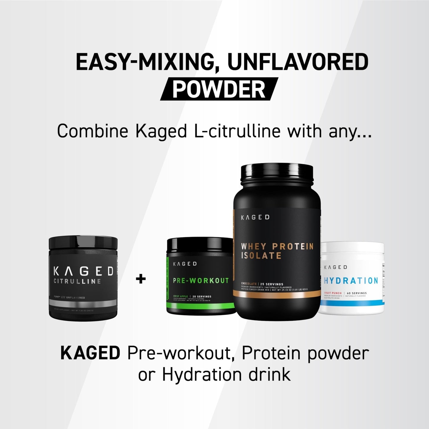 Kaged L-Citrulline Powder | Unflavored | Enhanced Pumps | Improve Muscle Vascularity | Nitric Oxide Booster | Supplements for Men & Women | 100 Servings - dailyvitalstore