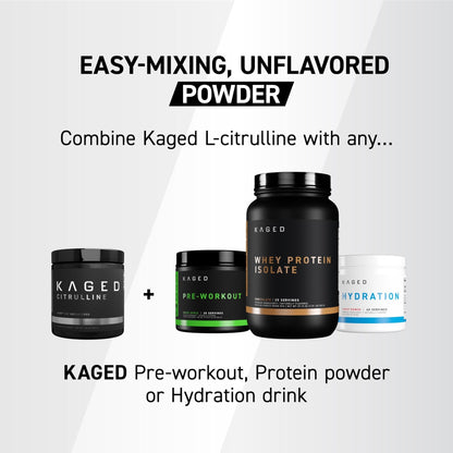 Kaged L-Citrulline Powder | Unflavored | Enhanced Pumps | Improve Muscle Vascularity | Nitric Oxide Booster | Supplements for Men & Women | 100 Servings - dailyvitalstore