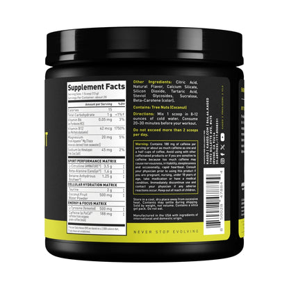 Kaged Sport Pre Workout Powder for Men & Women, Mango Lime, Sport Certified, 188mg Caffeine, Nitric Oxide Supplement, Beta Alanine for Energy, Weightlifting - dailyvitalstore