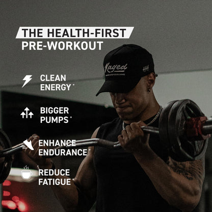 Kaged Stimulant Free Pre Workout Powder | Fruit Punch | Pre-Kaged | Formulated with Creatine, Beta Alanine | No Jitters | 20 Servings - dailyvitalstore