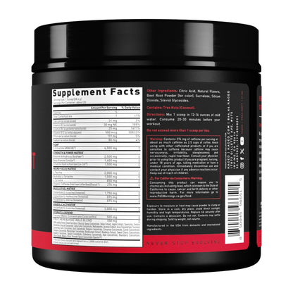 Kaged Stimulant Free Pre Workout Powder | Fruit Punch | Pre-Kaged | Formulated with Creatine, Beta Alanine | No Jitters | 20 Servings - dailyvitalstore