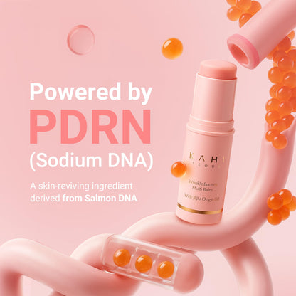KAHI Wrinkle Bounce Multi Balm Stick | PDRN Collagen Wrinkle Stick | Korean Skin Care |All-in-One Hydrating Lip Balm Eye Cream Neck Cream Make Up Base & Face Mist Moisture Balm - dailyvitalstore