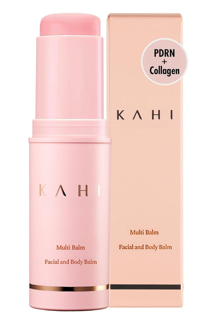 KAHI Wrinkle Bounce Multi Balm Stick | PDRN Collagen Wrinkle Stick | Korean Skin Care |All-in-One Hydrating Lip Balm Eye Cream Neck Cream Make Up Base & Face Mist Moisture Balm - dailyvitalstore