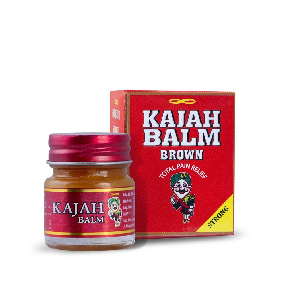 Kajah Brown Balm 10Gms (Pack of 5) - dailyvitalstore