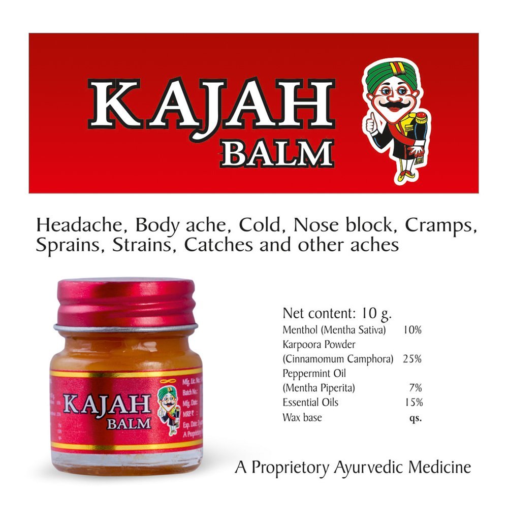 Kajah Brown Balm 10Gms (Pack of 5) - dailyvitalstore