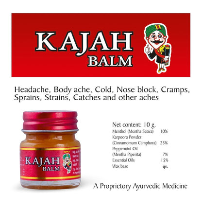 Kajah Brown Balm 10Gms (Pack of 5) - dailyvitalstore