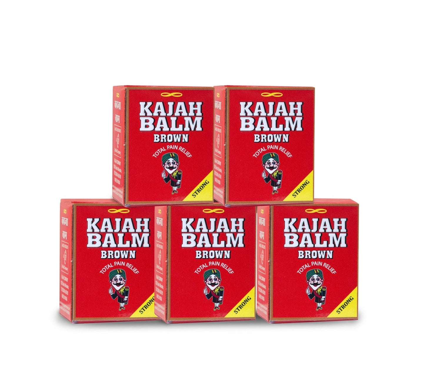 Kajah Brown Balm 10Gms (Pack of 5) - dailyvitalstore