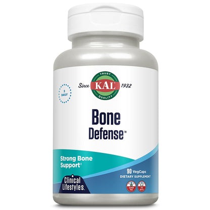KAL Bone Defense | Healthy Bone Strength and Density Supplement | Calcium, Vitamin D3 and K2, Magnesium | 90ct, 30 Serv. - dailyvitalstore