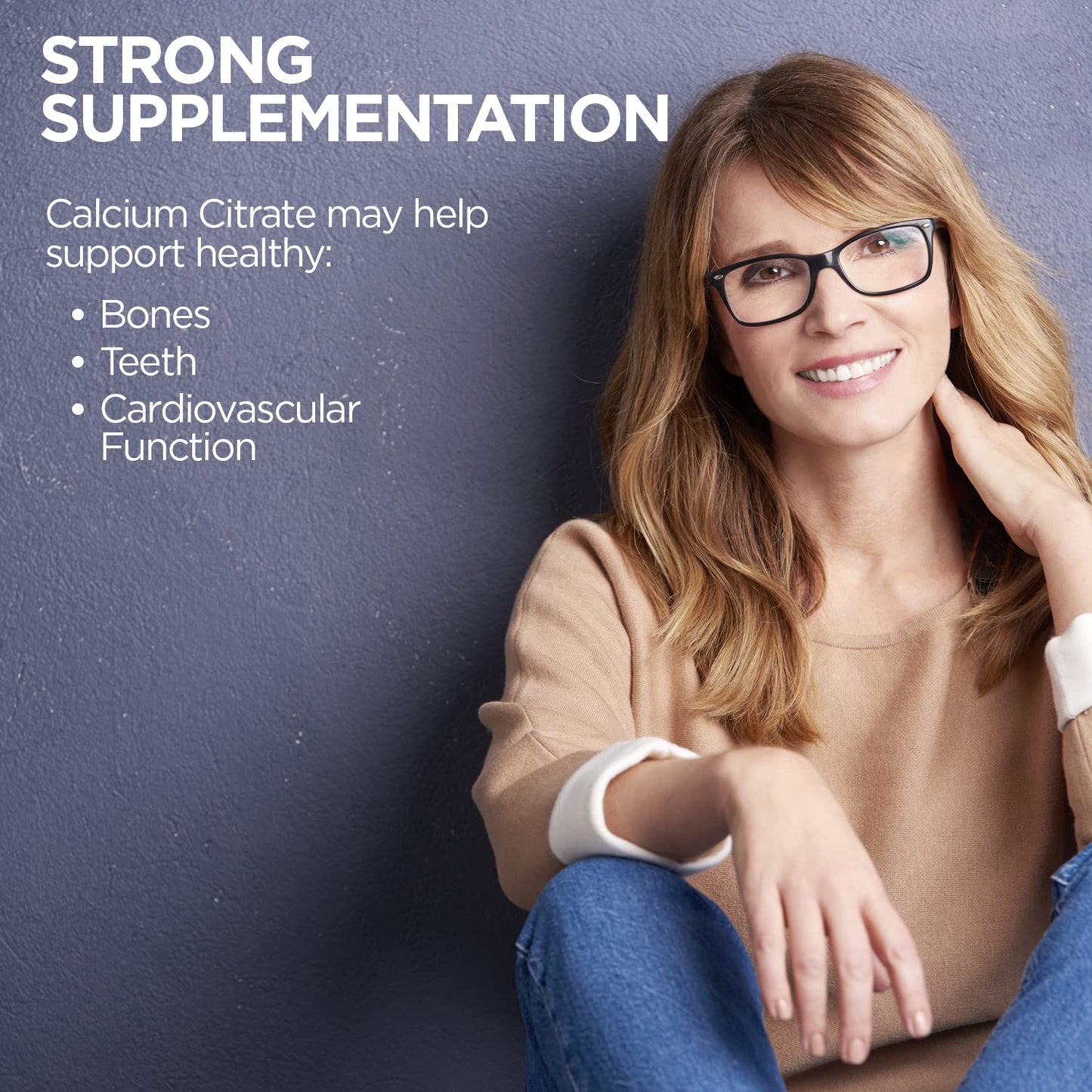KAL Calcium Citrate 1000mg, Calcium Supplements for Women and Men, Bone Health, Teeth, Nervous, Muscular & Cardiovascular System Support, Gluten Free - dailyvitalstore