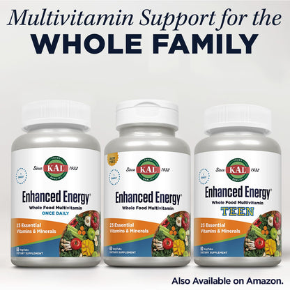 KAL Enhanced Energy Tablets, 60 Count - dailyvitalstore