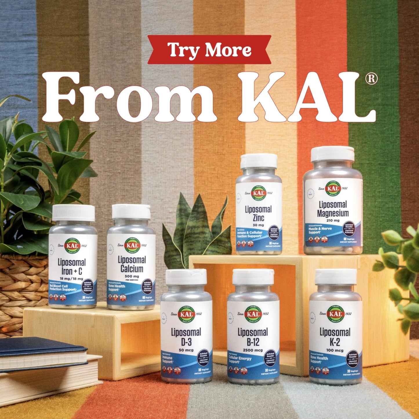 KAL Liposomal Multivitamin - High Potency Liposomal Vitamin C, D-3, and More - Men and Women Multivitamin - dailyvitalstore