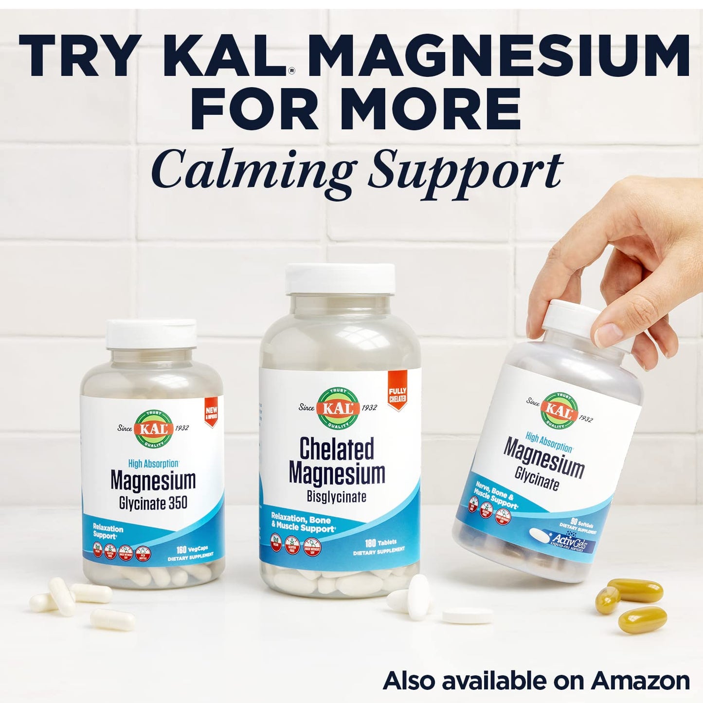 KAL Lithium Orotate 5mg, Low Dose Lithium Supplement for General Wellness Mood Support, Highly Bioavailable, Vegan, 60-Day Guarantee, - dailyvitalstore