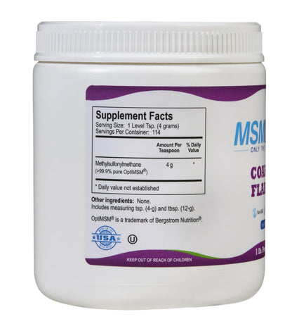 KALA HEALTH MSMPure Coarse Flakes 1lb and Muscle & Joint Cream 2oz Bundle - dailyvitalstore