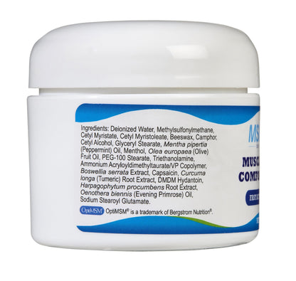 KALA HEALTH MSMPure Coarse Flakes 1lb and Muscle & Joint Cream 2oz Bundle - dailyvitalstore