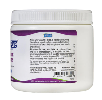 KALA HEALTH MSMPure MSM Coarse Flakes 8.8oz and MSM Gel With Organic Aloe 8oz Bundle - dailyvitalstore