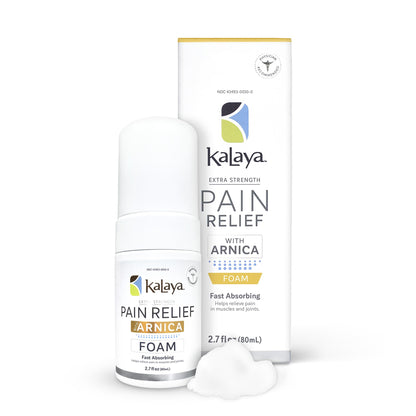 Kalaya Naturals Extra Strength Pain Relief Foam with Arnica - Supports Pain Relief in Muscle & Joints (2.7 Ounces) - dailyvitalstore