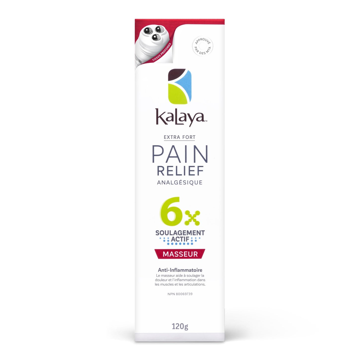 Kalaya Pain Relief Cream with Arnica – Fast-Acting Joint & Muscle Pain Relief – 6 Natural Ingredients – No-Mess Applicator – RMT-Inspired Design – Dermatologist Tested – 4.2 oz - dailyvitalstore