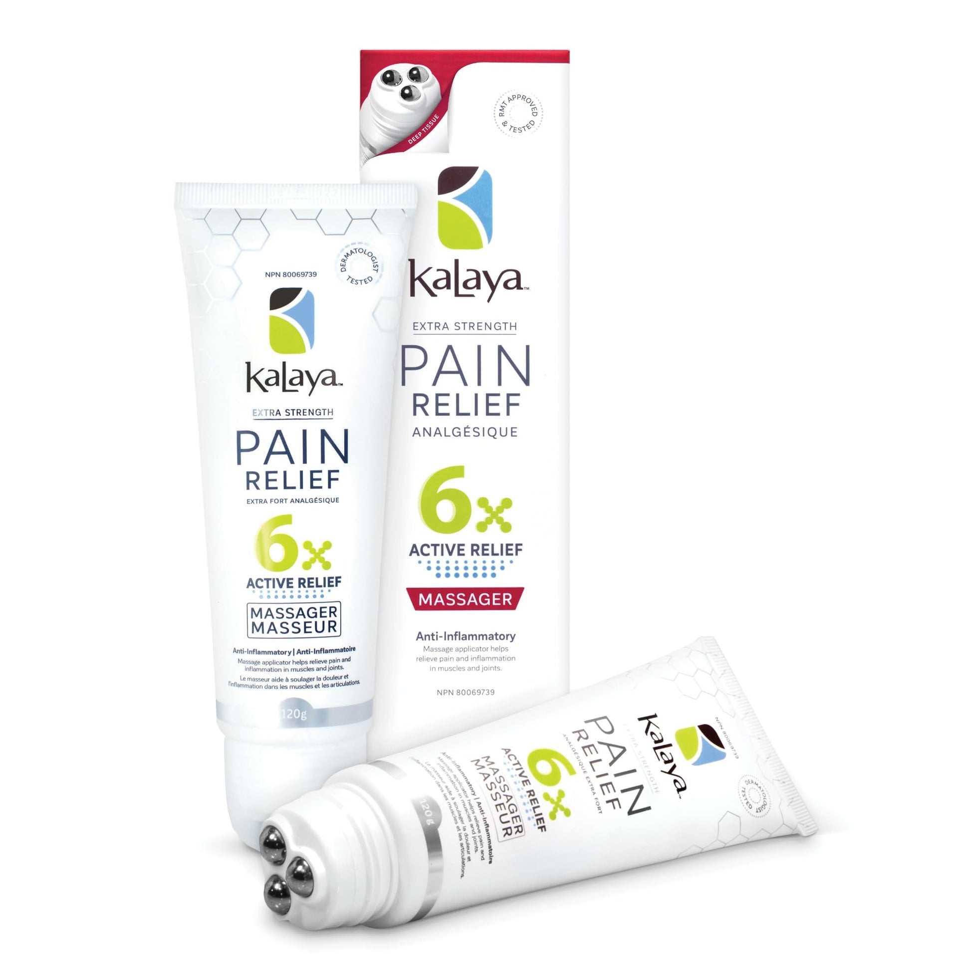 Kalaya Pain Relief Cream with Arnica – Fast-Acting Joint & Muscle Pain Relief – 6 Natural Ingredients – No-Mess Applicator – RMT-Inspired Design – Dermatologist Tested – 4.2 oz - dailyvitalstore