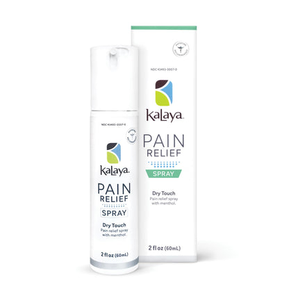 Kalaya Pain Relief Spray - Fast-Acting, Quick-Drying Muscle Rub for Joint Pain Relief and Muscle Pain - with Eucalyptus, Menthol, Methyl Salicylate, Camphor - Ideal for Easing Back Pain - 2 oz - dailyvitalstore