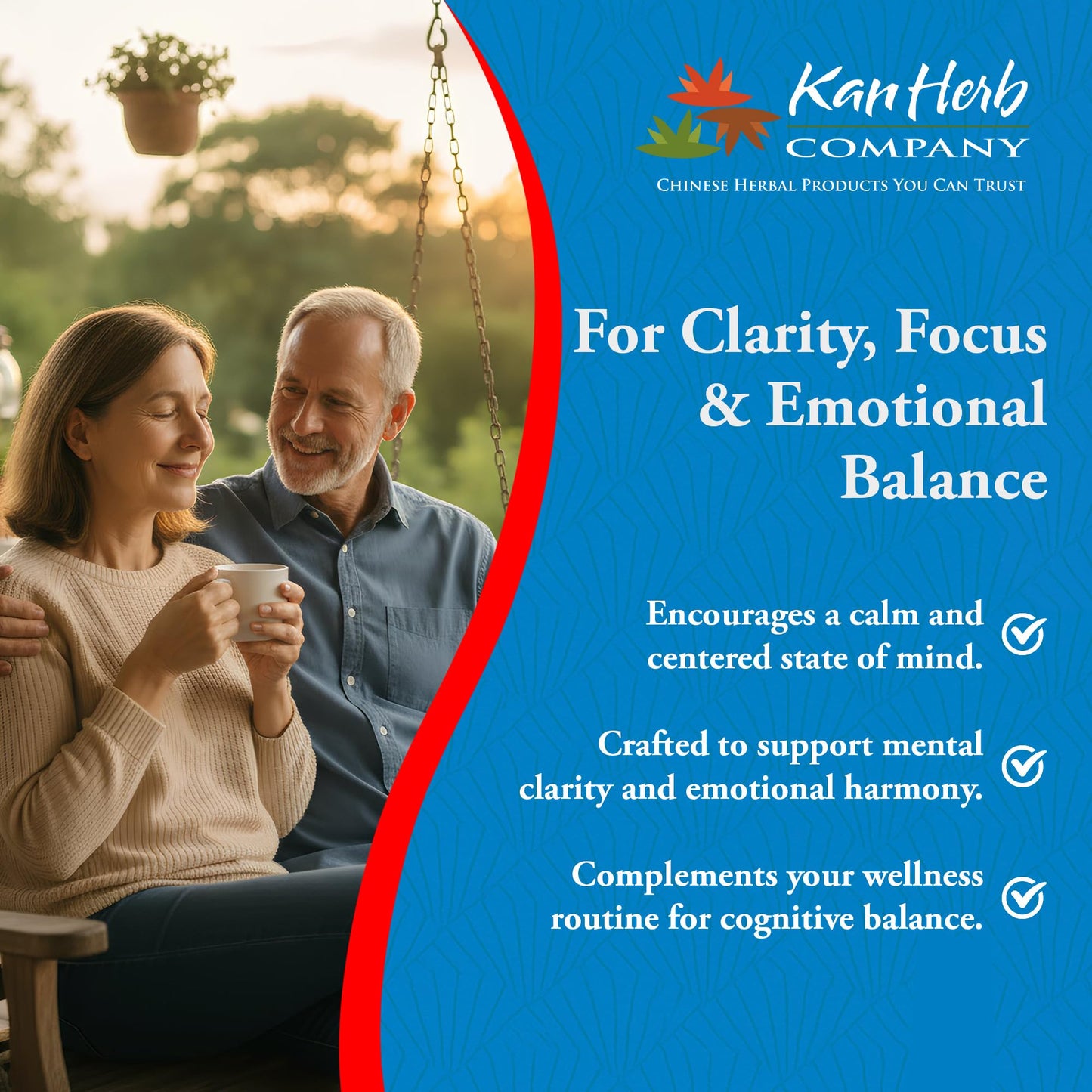 Kan Herbs Company Clear Mind Formula – Traditional Chinese Herbal Blend for Cognitive Clarity and Spirit Support, Nourishes Heart Yin and Blood, Calms Shen, Herbal Supplement, 60 Tablets - dailyvitalstore