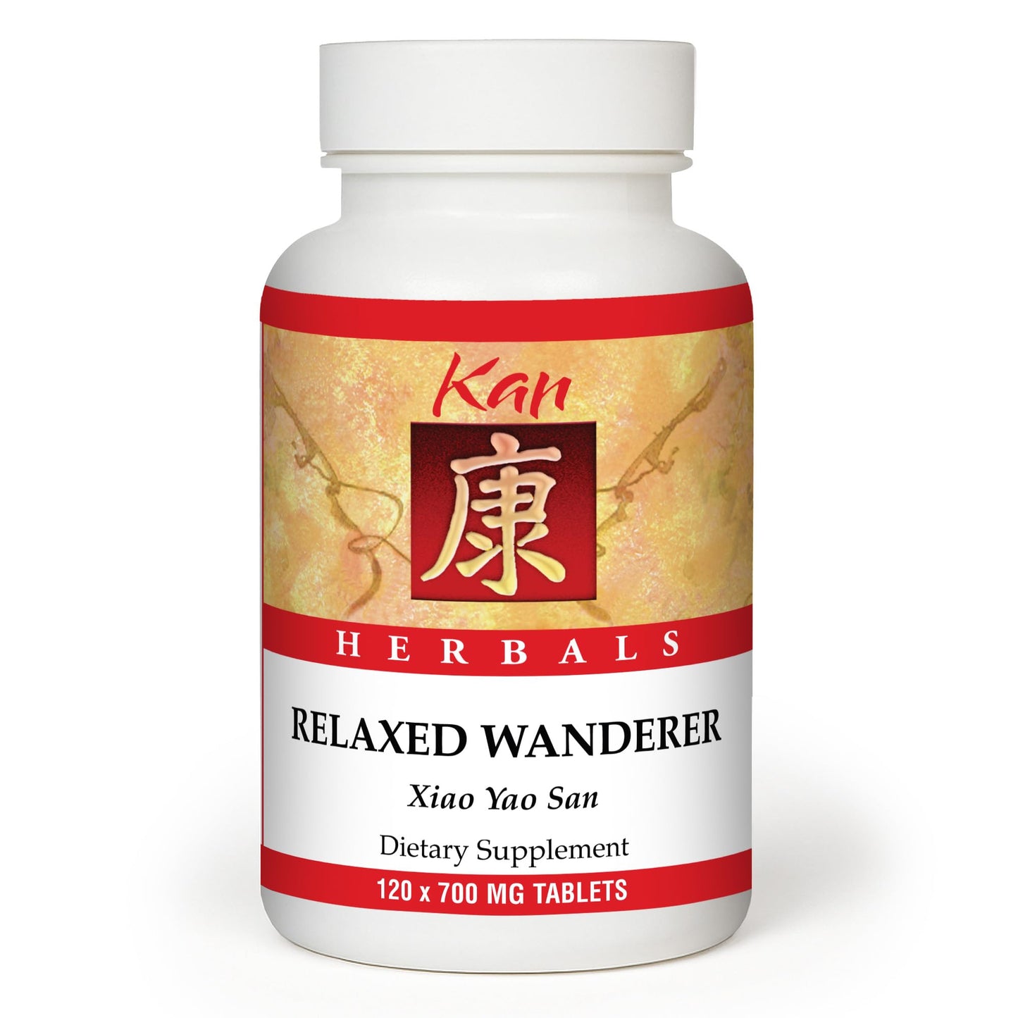 Kan Herbs Company Relaxed Wanderer – Traditional Chinese Herbal Formula to Support Mood, Digestion, and Menstrual Balance, Nourishes Blood, Eases Occasional Tension and Fatigue, 120 Tablets - dailyvitalstore