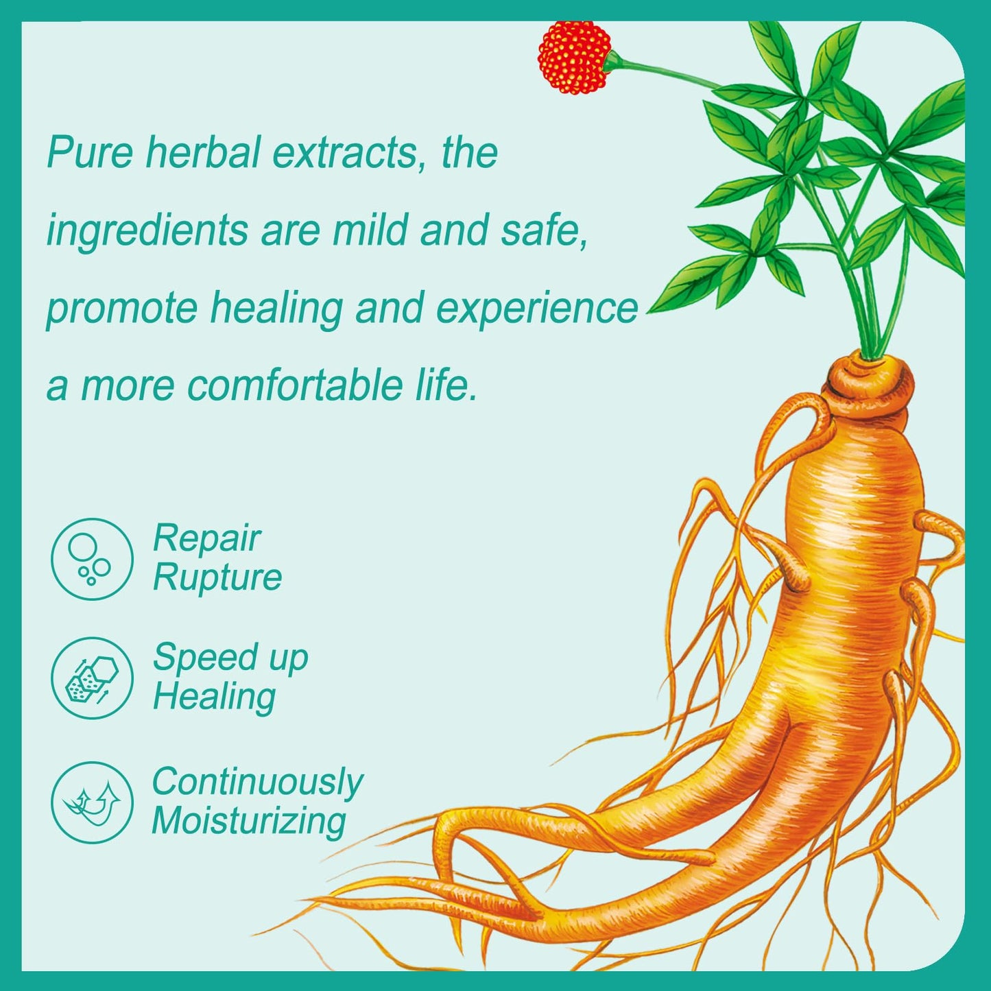 KANBHE Hemorrhoid Cream, Herbal Hemorrhoid Cream, Natural Hemorrhoid Ointment, for Men and Women Hemroid Creams (2PCS) - dailyvitalstore
