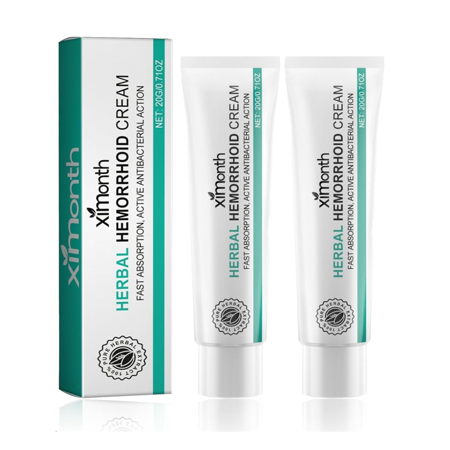 KANBHE Hemorrhoid Cream, Herbal Hemorrhoid Cream, Natural Hemorrhoid Ointment, for Men and Women Hemroid Creams (2PCS) - dailyvitalstore