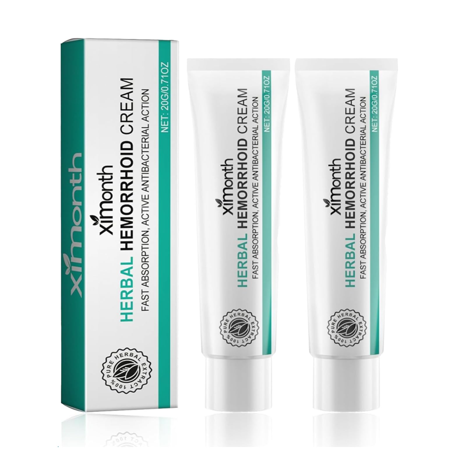 KANBHE Hemorrhoid Cream, Herbal Hemorrhoid Cream, Natural Hemorrhoid Ointment, for Men and Women Hemroid Creams (2PCS) - dailyvitalstore