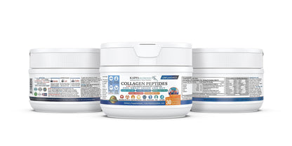 KAPPA NUTRITION Collagen Peptides Powder, 5 in 1 Multi-Collagen Advanced Complex with Hydrolyzed Collagen Peptides, Supports Skin, Hair, Nails, Joints & Bones / 30 Servings - dailyvitalstore