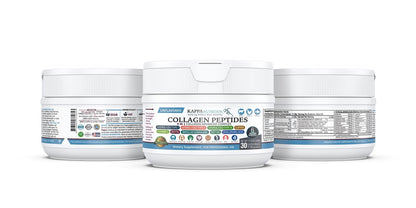 KAPPA NUTRITION Collagen Type I, II, III, 6 Billion Probiotic Acid Resistance, Hyaluronic Acid, Vitamin C, Biotin, Copper and MCT Oil, Beautiful Hair, Nails, & Skin, Collagen Peptides 9 in 1 (11.9oz) - dailyvitalstore