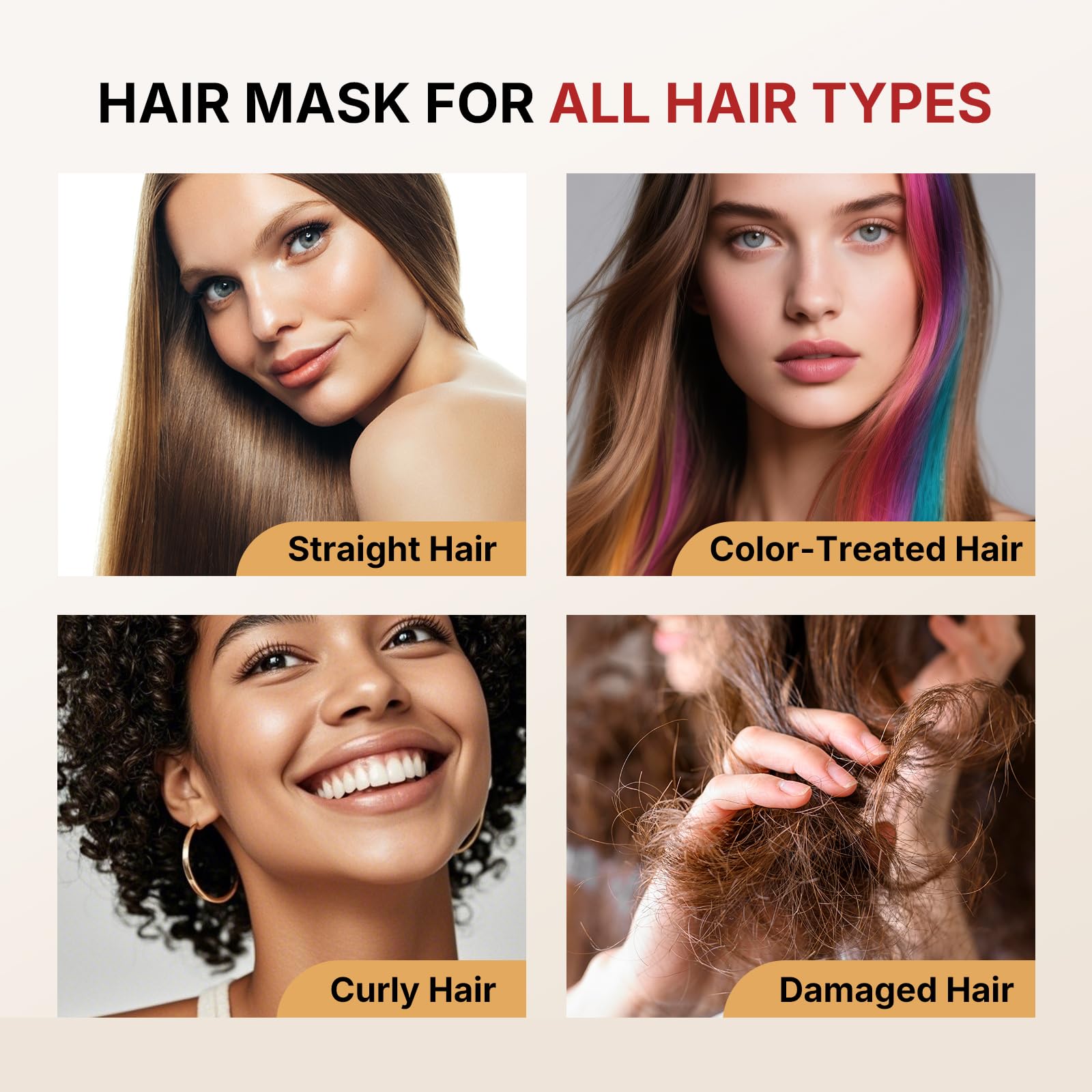 Karseell Collagen Hair Treatment Deep Repair Conditioning Argan Oil Collagen Hair Mask Essence for Dry Damaged Hair All Hair Types 16.90 oz 500ml - dailyvitalstore