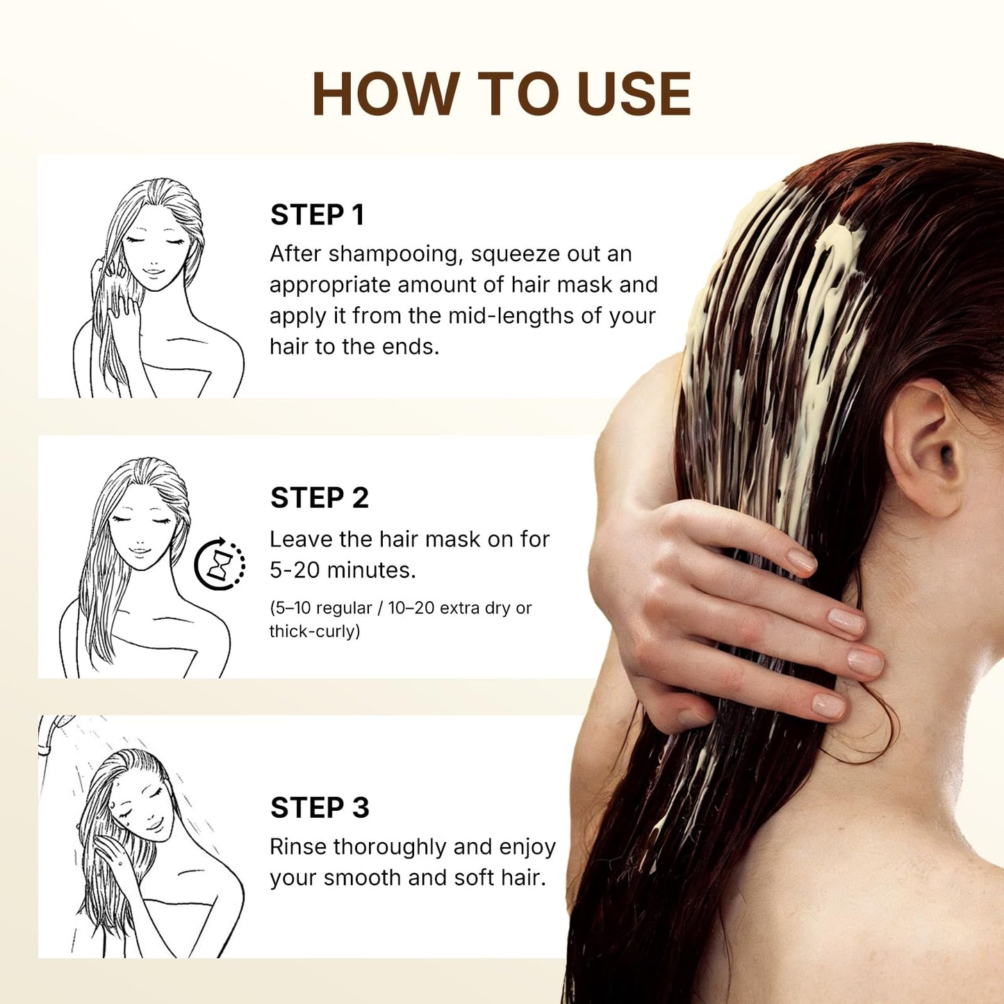 Karseell Collagen Hair Treatment Deep Repair Conditioning Argan Oil Collagen Hair Mask Essence for Dry Damaged Hair All Hair Types 16.90 oz 500ml - dailyvitalstore