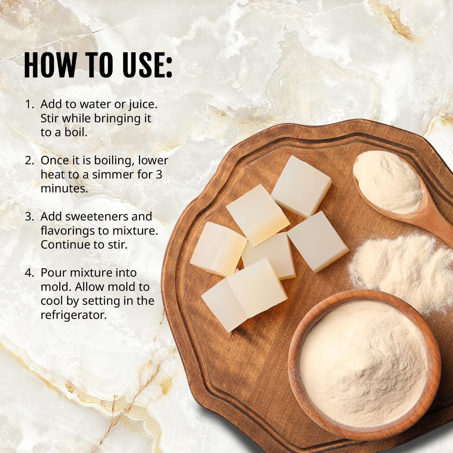 Kate Naturals Agar Agar Powder for Cooking & Petri Dishes. Vegan Gelatin Substitute Powder Unflavored for Gelatin Sheets - dailyvitalstore