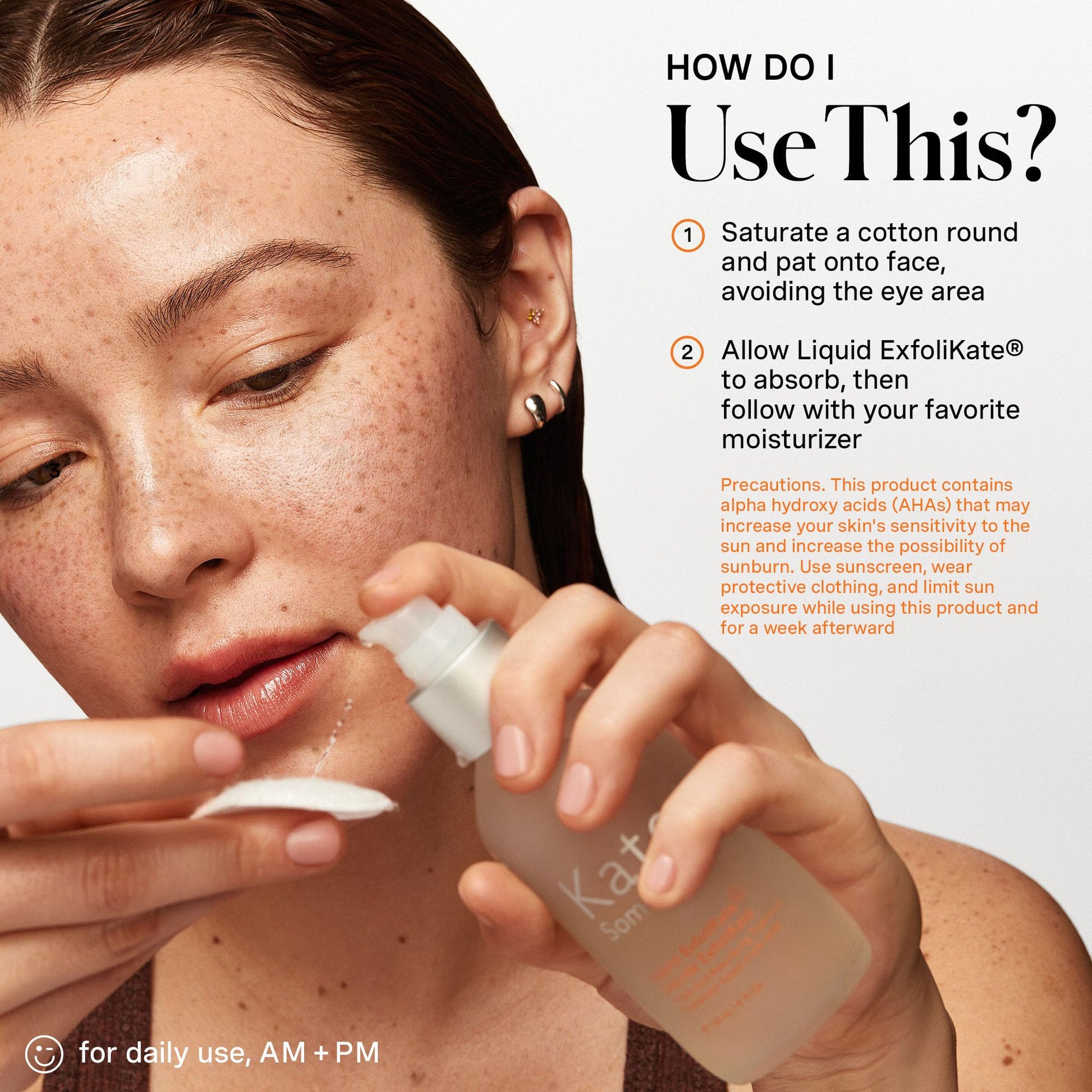 Kate Somerville Liquid ExfoliKate – Triple Acid Resurfacing Treatment, Clinically Formulated AHA Overnight Facial Exfoliator, - dailyvitalstore