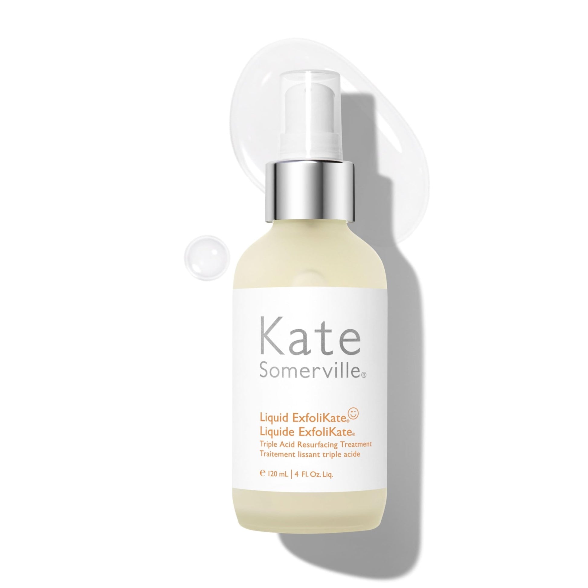 Kate Somerville Liquid ExfoliKate – Triple Acid Resurfacing Treatment, Clinically Formulated AHA Overnight Facial Exfoliator, - dailyvitalstore
